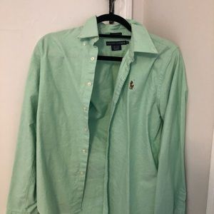 Green Polo Button Down